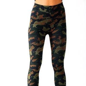 Jeggings Jean Style Leggings Camouflage Design